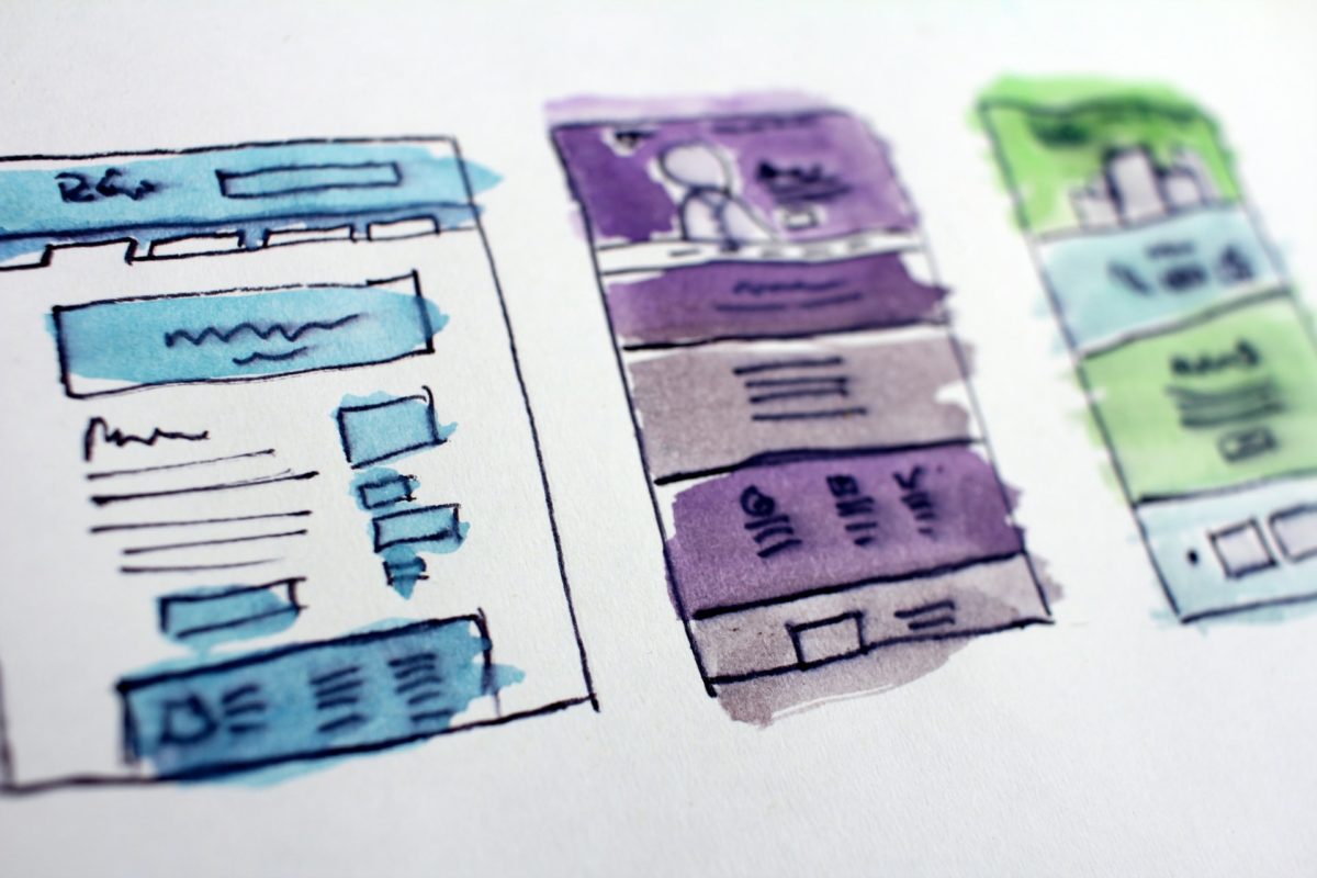 a group of different colored boxes