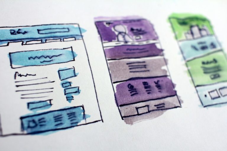 a group of different colored boxes