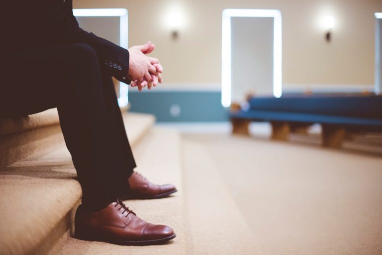 a person's feet in a room