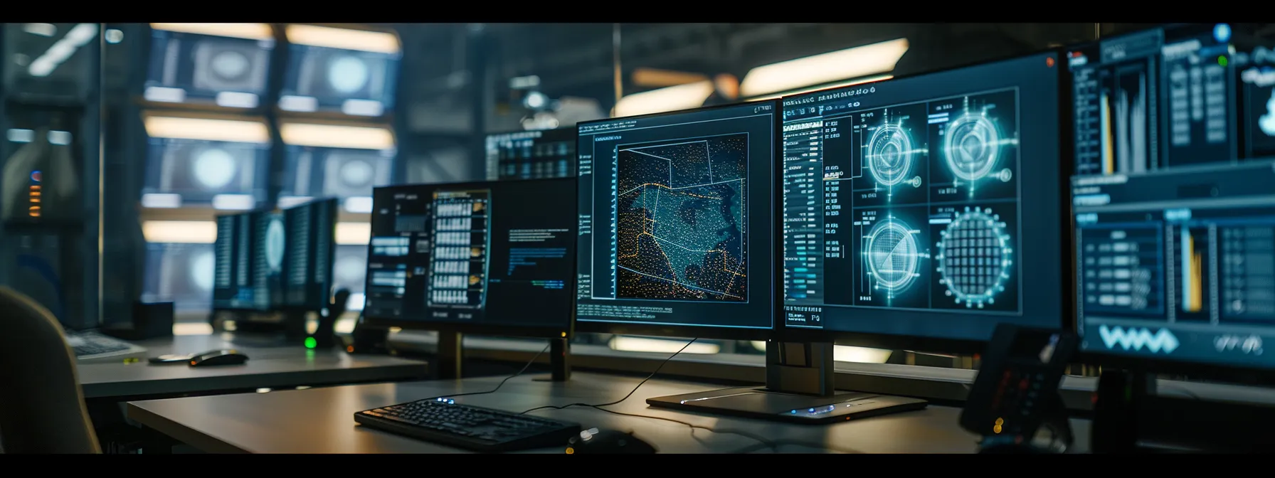 a computer screen displaying a complex security system with firewalls and encryption codes.