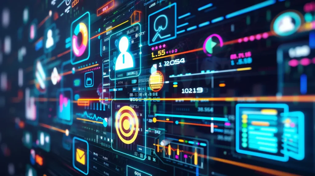 a visually dynamic composition showcasing five distinct seo tools, each represented by vibrant icons, with bold price tags and feature highlights, set against a sleek digital backdrop that conveys innovation and competitive analysis.