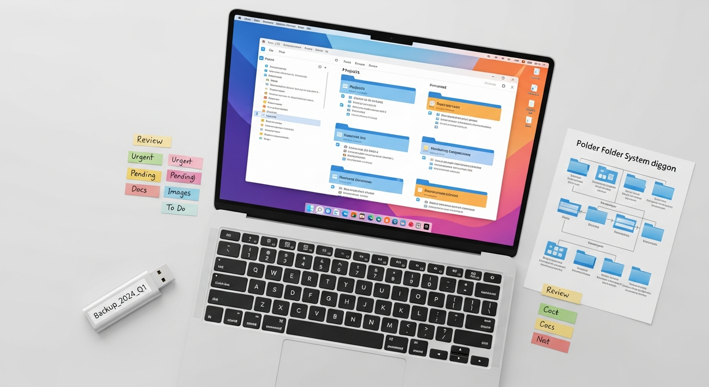 organize digital files effectively