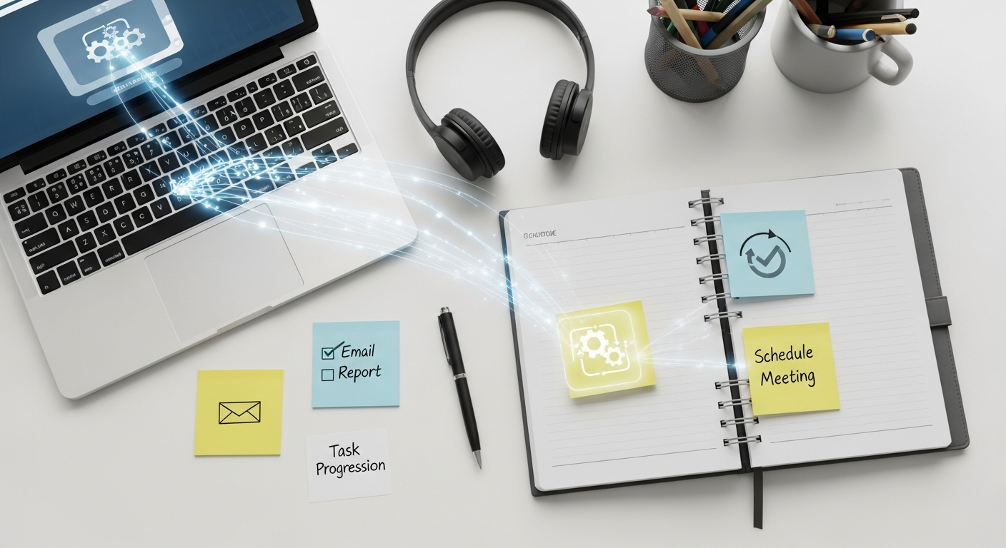 how to automate repetitive tasks at work