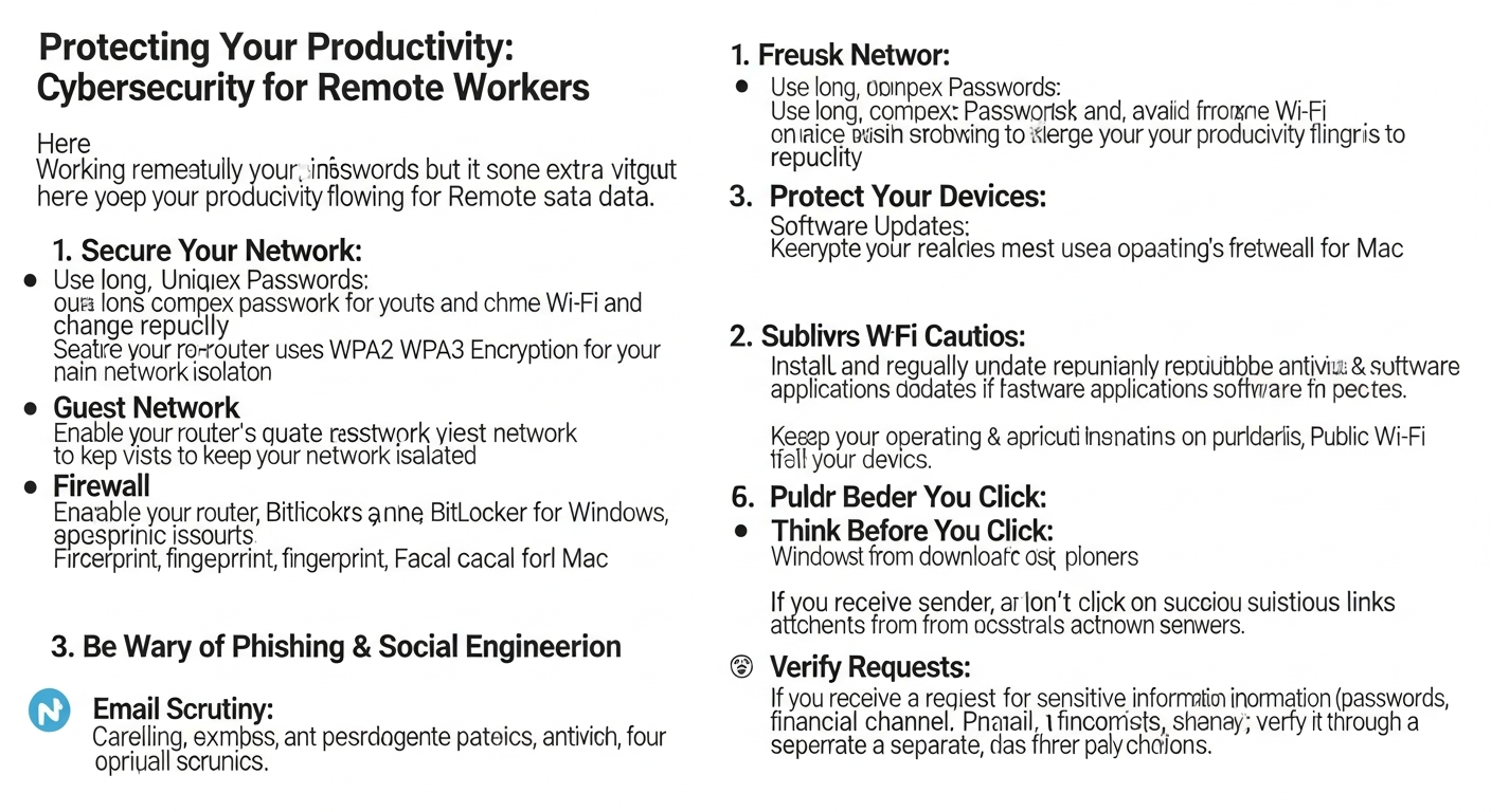cybersecurity tips for remote workers