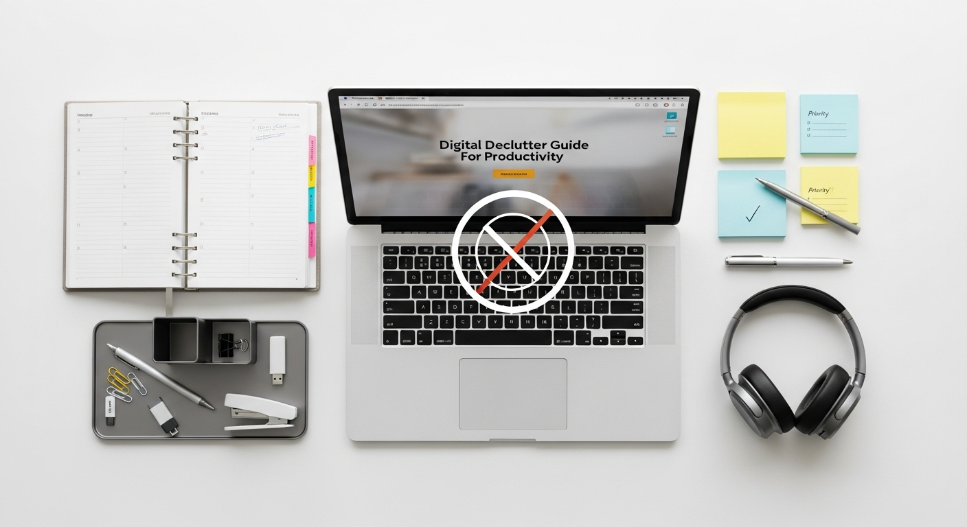 Digital Declutter Guide For Productivity