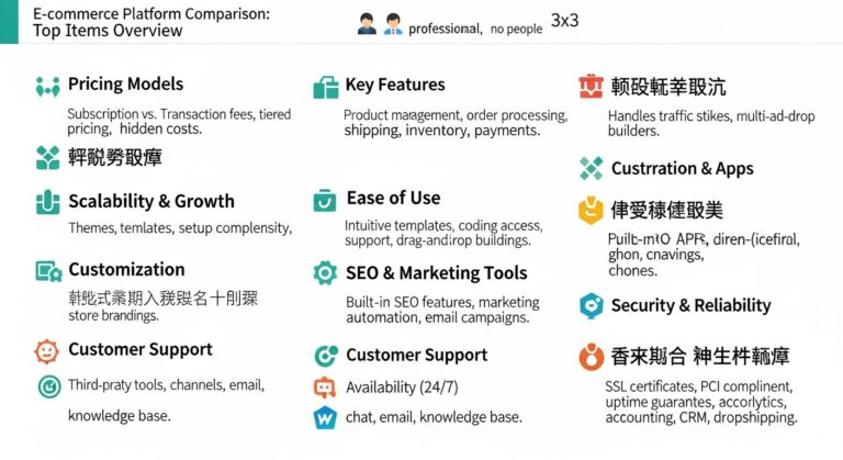 e-commerce platform comparison - featured illustration