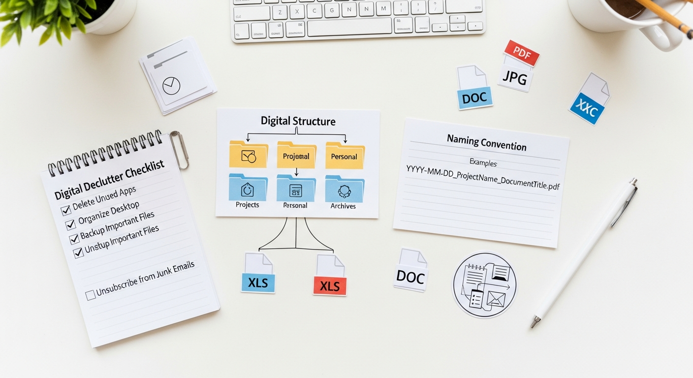 how to organize digital files guide 2026