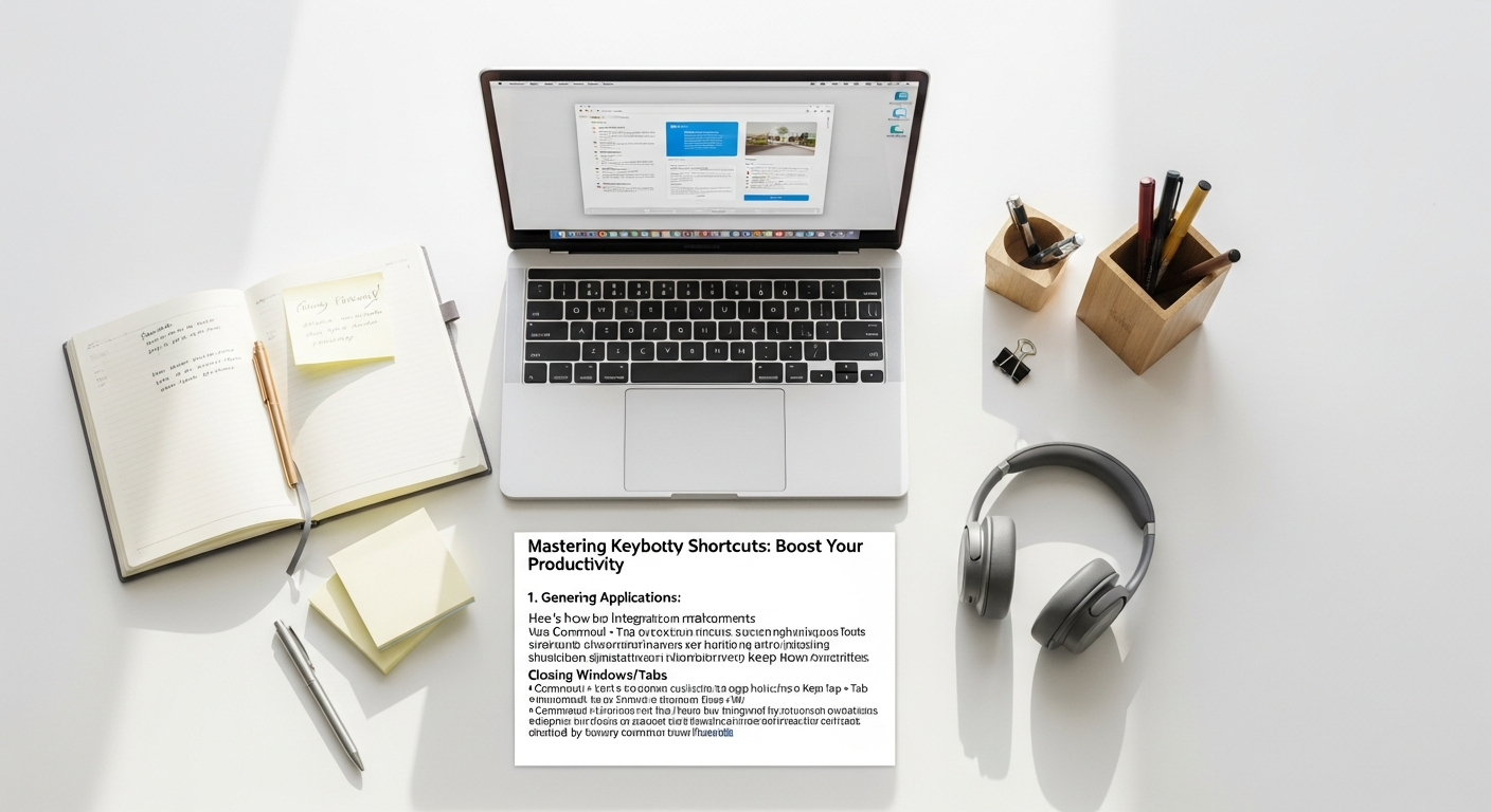 how to use keyboard shortcuts for productivity