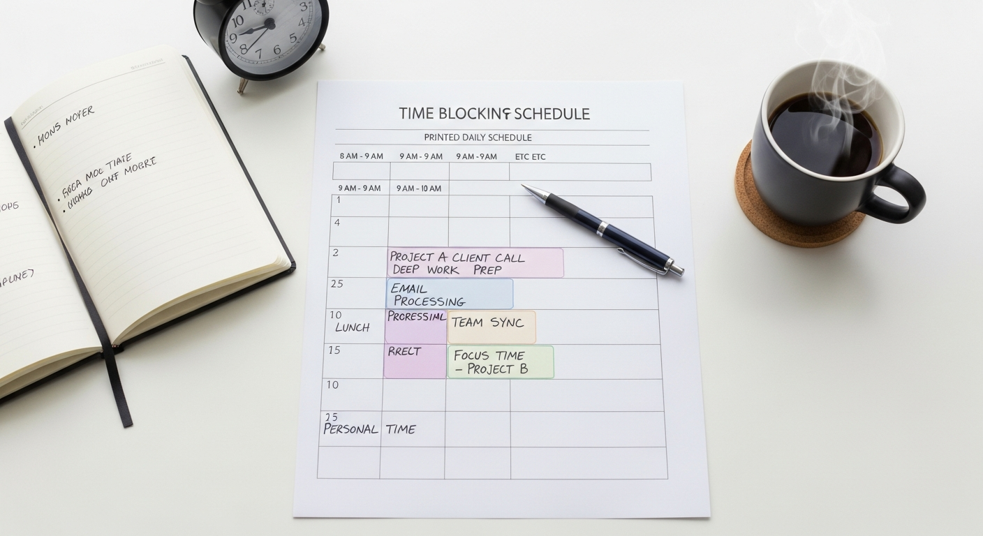 time blocking guide 2026