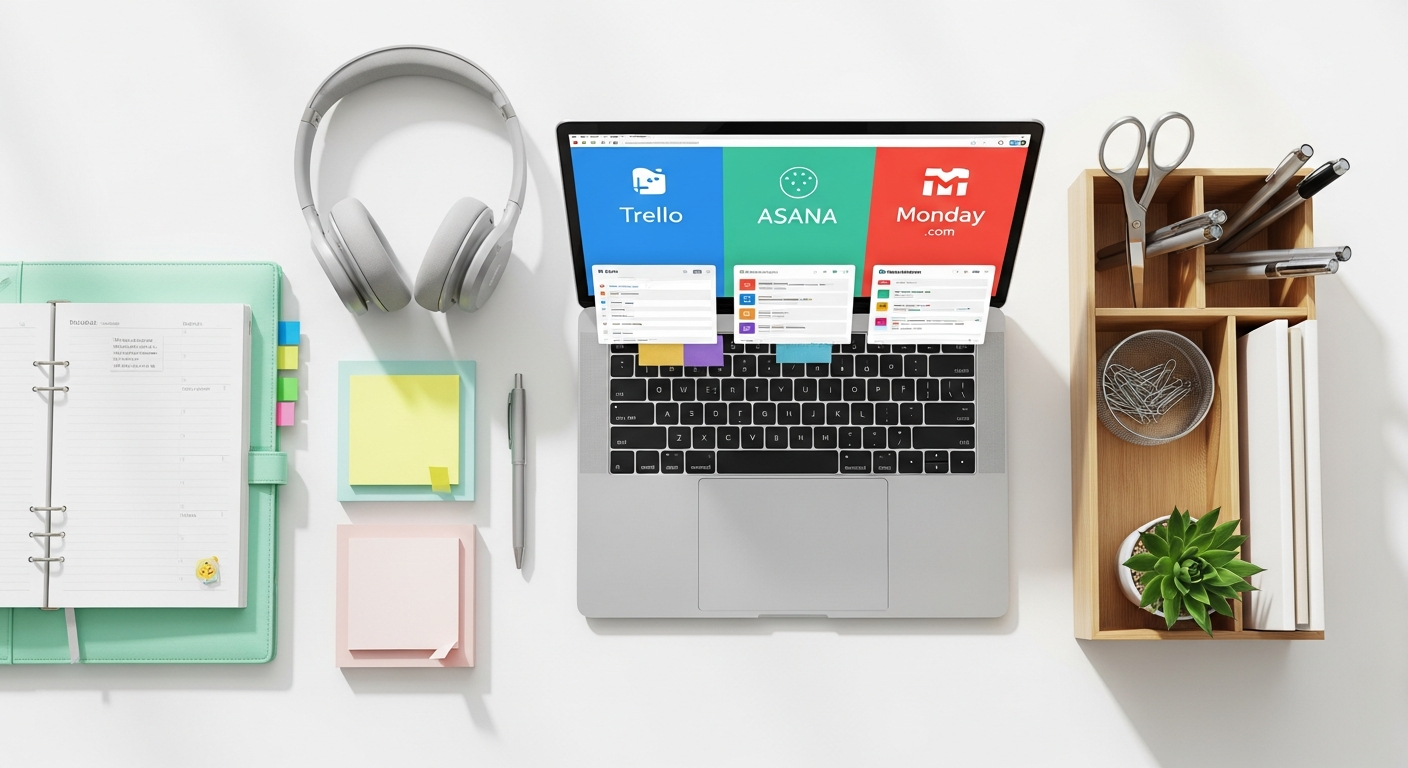 Trello vs Asana vs Monday comparison