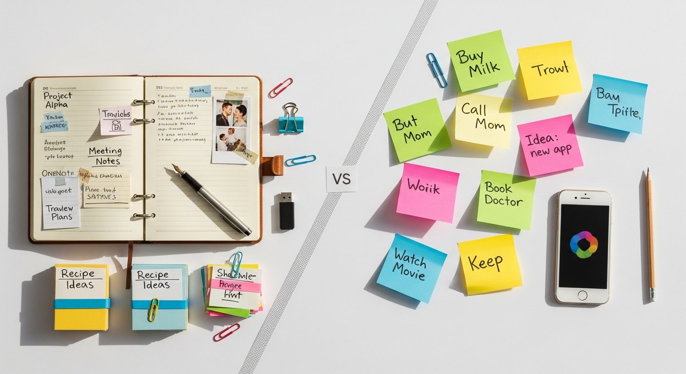 onenote vs google keep - photo 2 illustration